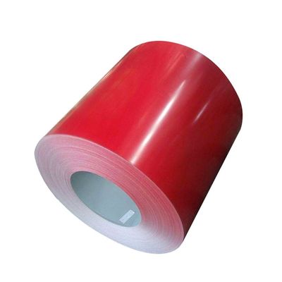 주문 코일 무게 3-9 톤 JIS G3322 CGLCC 표준과 함께 미리 칠 된 진열 철 코일 online manufacture