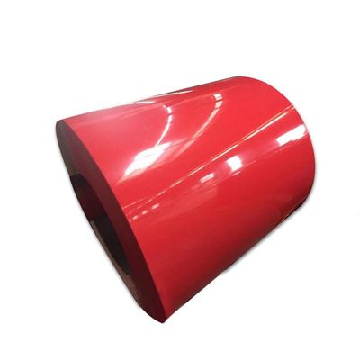 주문 PPGI 시트 빨간색 코팅된 Gl 강철 코일 기채색 강철 코일 online manufacture