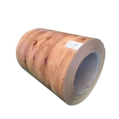 주문 CGCC 목제 패턴 PPGI 코일 0.25x1220은 폴리머 코팅과 강철을 출력했습니다 online manufacture