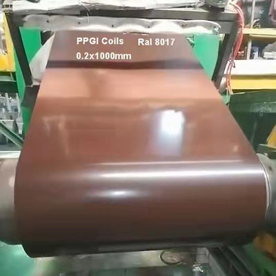 주문 Z120-Z180 색칠한 박판 금속은 RAL 색 강한 부식 저항성을 똘똘 감습니다 온라인 제조