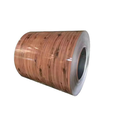 주문 ASTM A755 나무 곡물 선화 철 코일 실내 장식 벽에 사용 온라인 제조