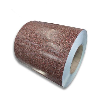 진크 코팅 Z30-Z275GSM 컬러 코팅 스틸 코일 주름 표면