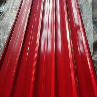 Astm 색은 파형 판 피피기 RAL 칼라폭 600-1250mm을 코팅했습니다